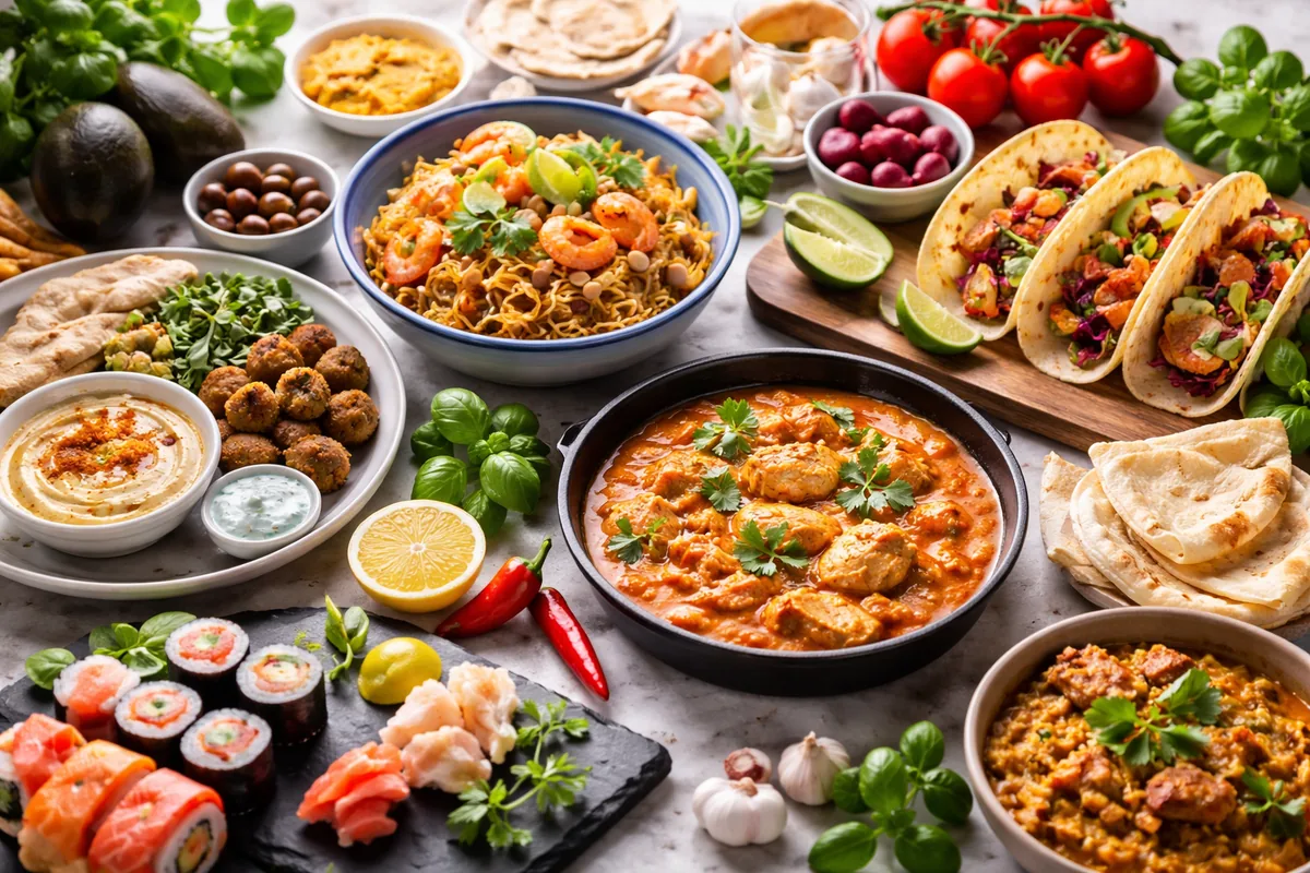 Les secrets des cuisines du monde à découvrir chez soi