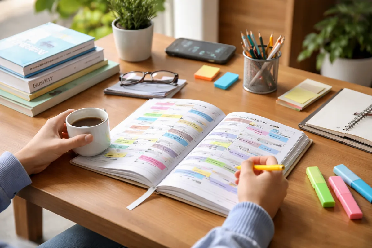 Comment réviser efficacement pour le Bac et le Brevet avec un planning adapté