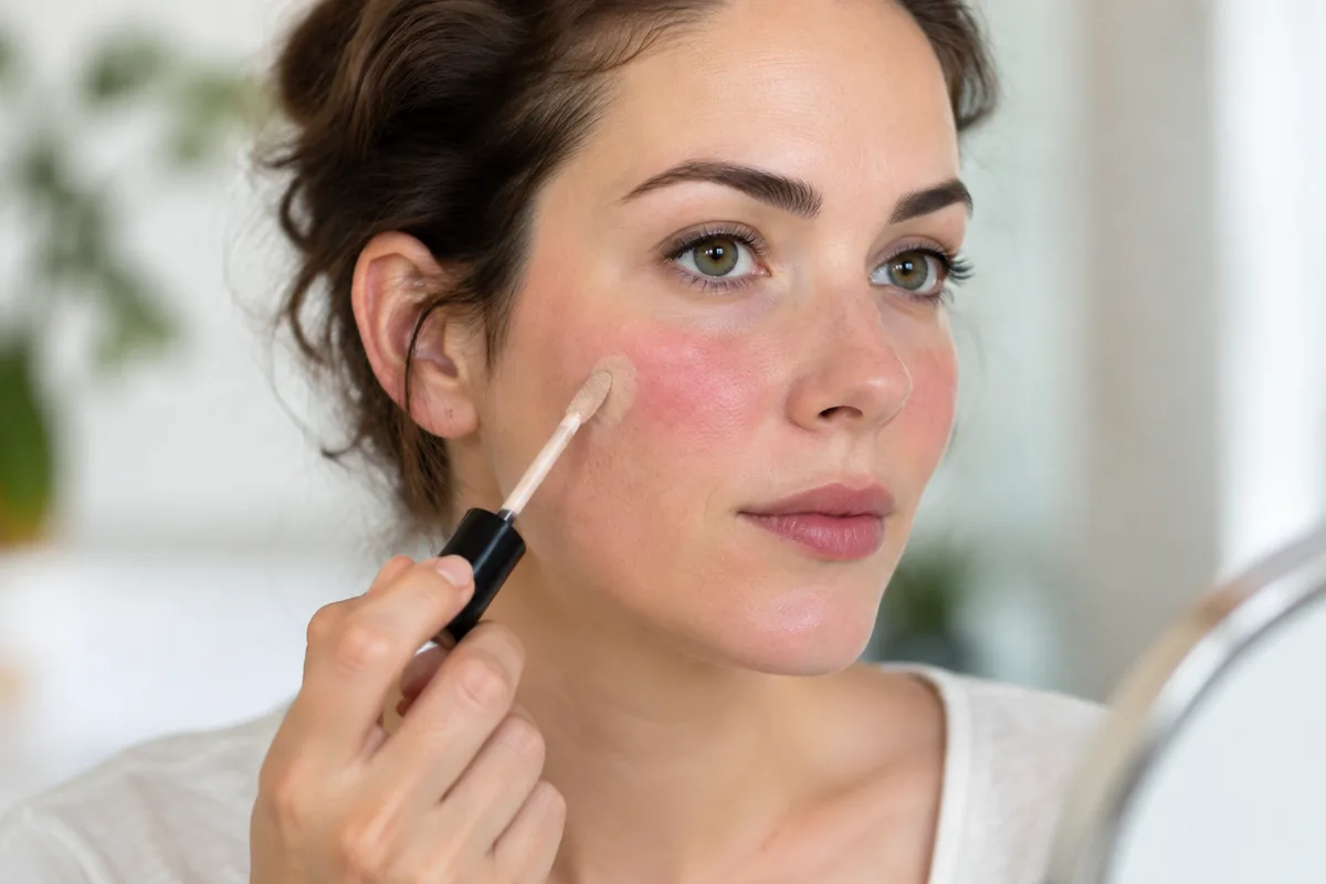 Comment choisir un correcteur pour camoufler les rougeurs du visage ?